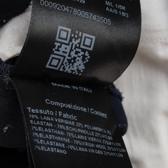 Calvin Klein 205W39NYC Navy Side-Stripe Trousers - Picture 11 of 12